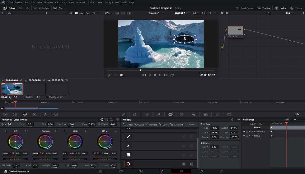 Davinci Resolve Screenshot - Farbkorrektur