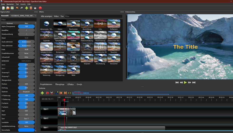 OpenShot Screenshot 2 OpenShot Screenshot 2